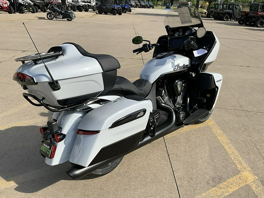 2026 Indian Pursuit Dark Horse 112 w/ PowerBand Audio Ghost White Metallic with Black