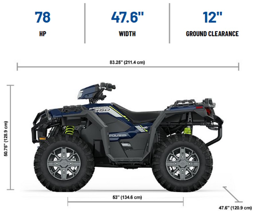 2027 SPORTSMAN 850 TRAIL SPRINGFIELD BLUE - Polaris