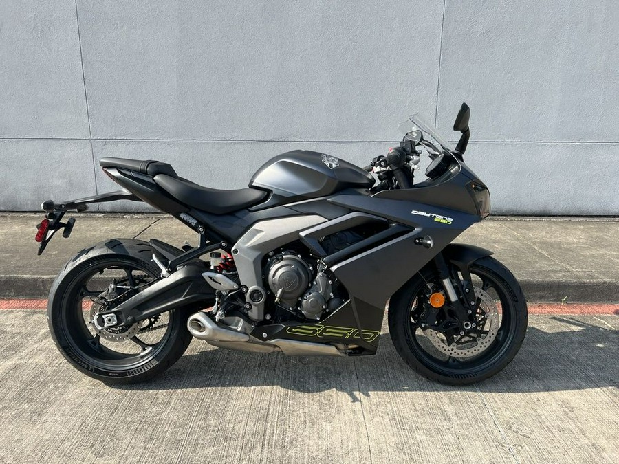 2025 Triumph Daytona 660 Satin Granite/Satin Black