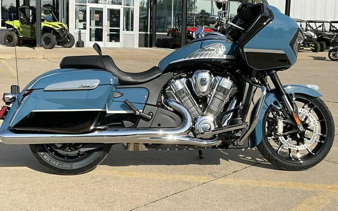 2026 Indian Challenger Limited 112 w/PowerBand Audio Storm Blue with Black Metallic