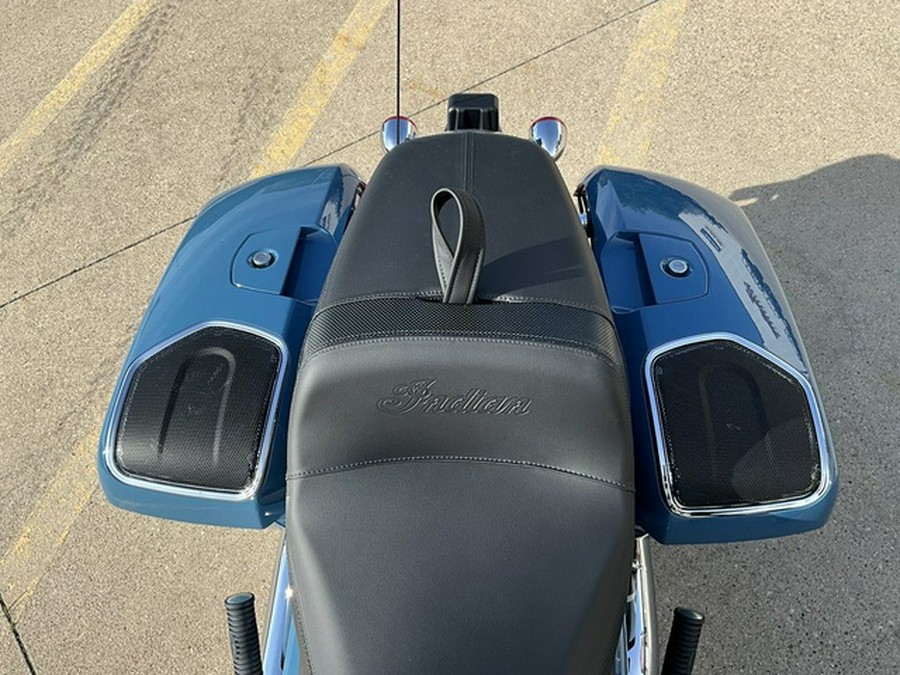 2026 Indian Challenger Limited 112 w/PowerBand Audio Storm Blue with Black Metallic