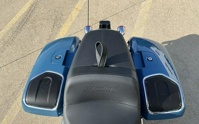2026 Indian Challenger Limited 112 w/PowerBand Audio Storm Blue with Black Metallic