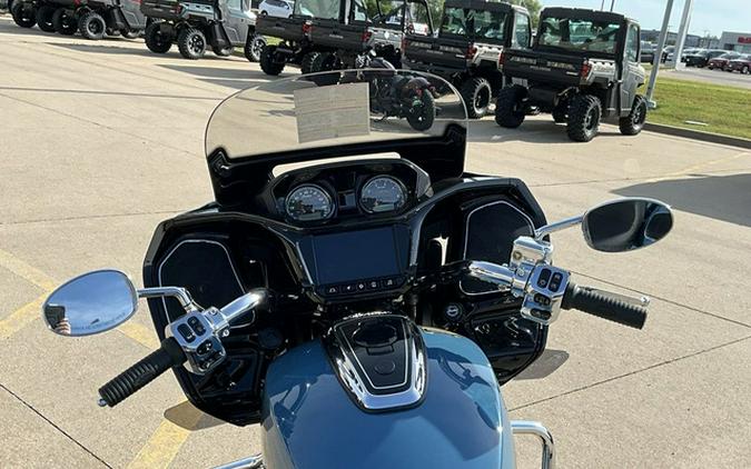 2026 Indian Challenger Limited 112 w/PowerBand Audio Storm Blue with Black Metallic