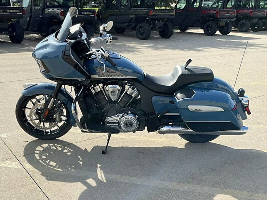 2026 Indian Challenger Limited 112 w/PowerBand Audio Storm Blue with Black Metallic