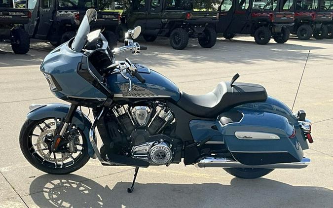 2026 Indian Challenger Limited 112 w/PowerBand Audio Storm Blue with Black Metallic