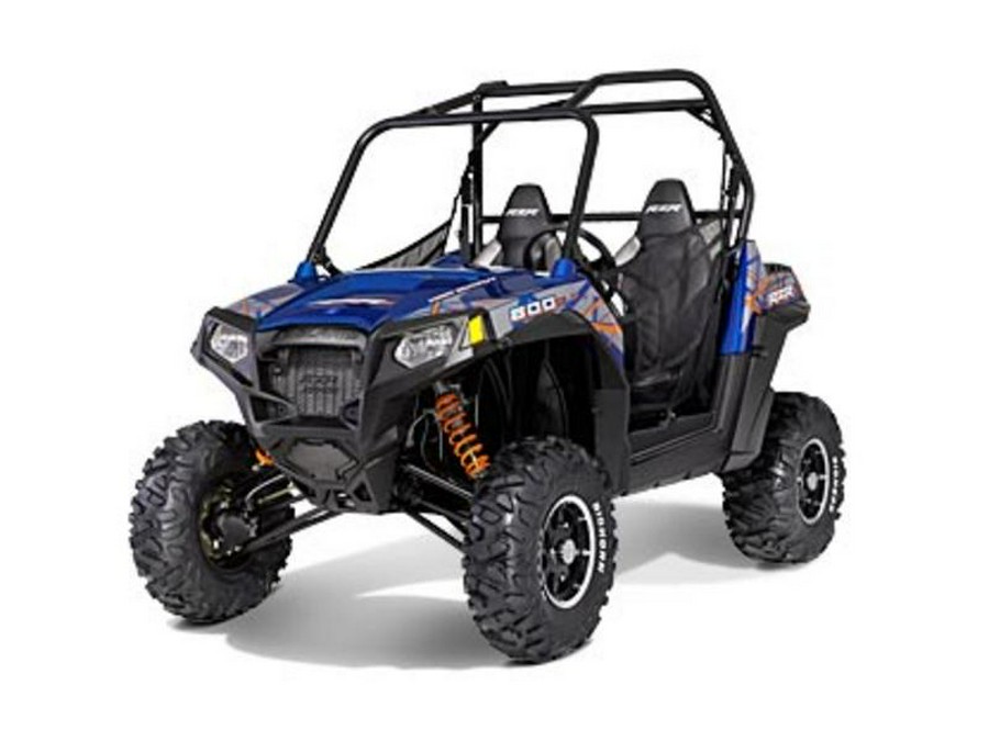 2013 Polaris® RZR® S 800 Blue Fire and Orange LE