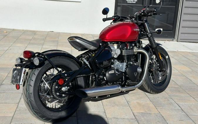 2024 Triumph Bonneville Bobber Red Hopper