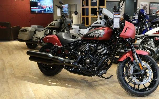 New 2024 INDIAN MOTORCYCLE SUPER CHIEF SPORT CHIEF SUNSET RED SMOKE