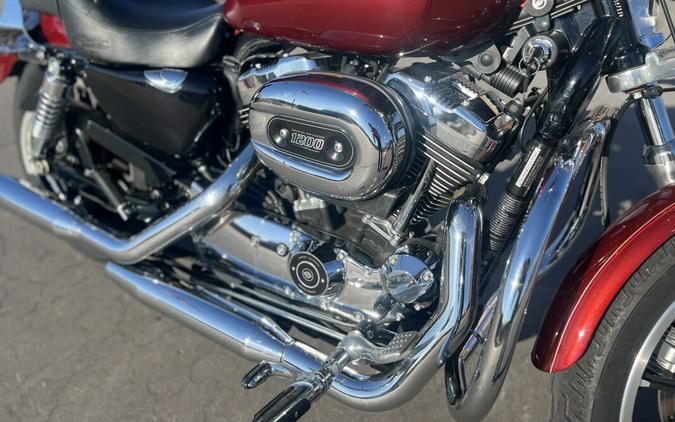2009 Harley-Davidson® XL1200L Sportster® Low RED HOT SUNGLO