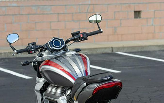 2023 Triumph Rocket 3 R Silver Ice Cranberry Red