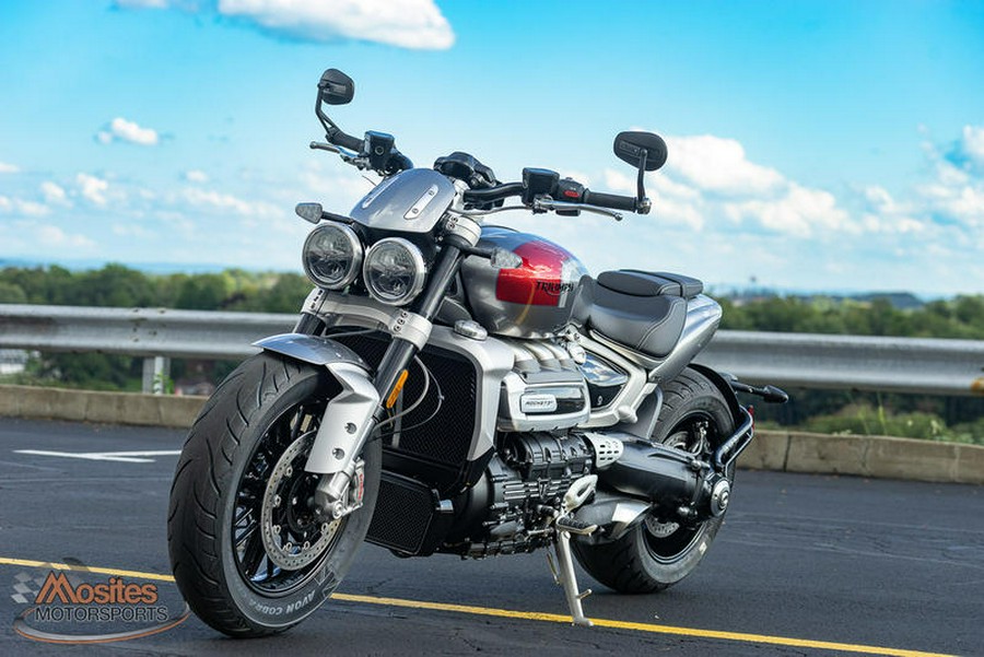 2023 Triumph Rocket 3 R Silver Ice Cranberry Red