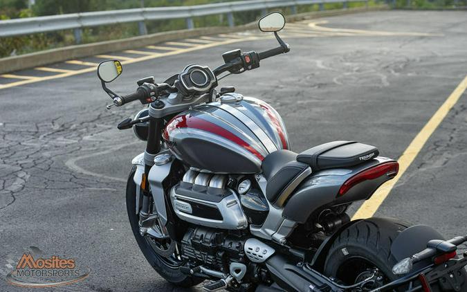 2023 Triumph Rocket 3 R Silver Ice Cranberry Red