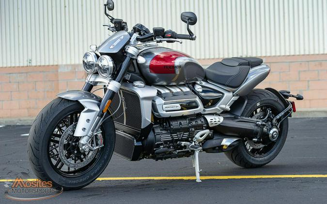 2023 Triumph Rocket 3 R Silver Ice Cranberry Red