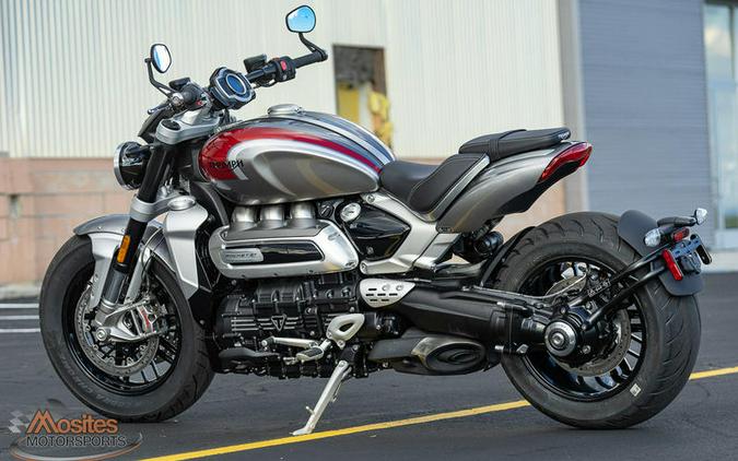 2023 Triumph Rocket 3 R Silver Ice Cranberry Red