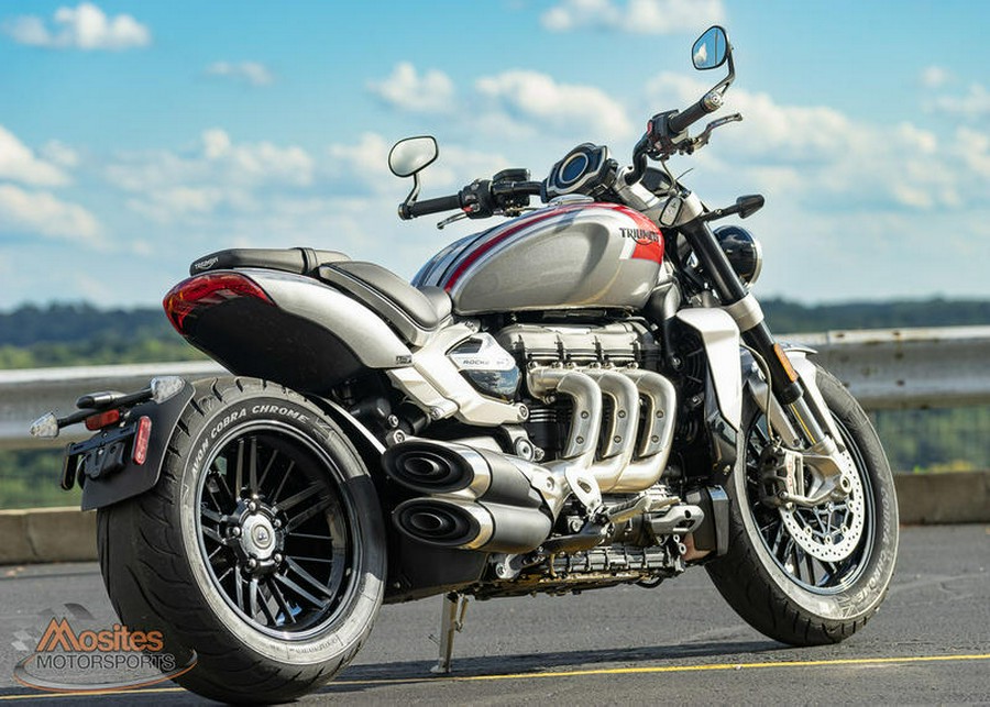 2023 Triumph Rocket 3 R Silver Ice Cranberry Red