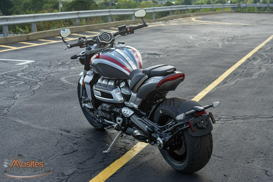 2023 Triumph Rocket 3 R Silver Ice Cranberry Red