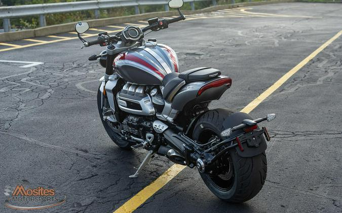 2023 Triumph Rocket 3 R Silver Ice Cranberry Red