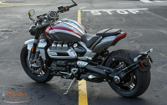 2023 Triumph Rocket 3 R Silver Ice Cranberry Red