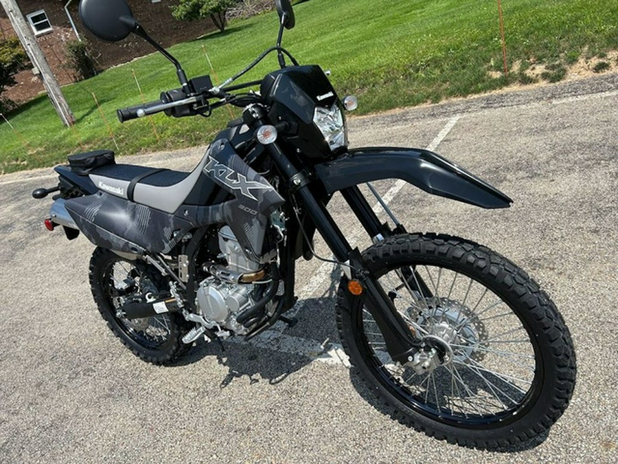 2024 Kawasaki KLX300 Cypher Camo Gray