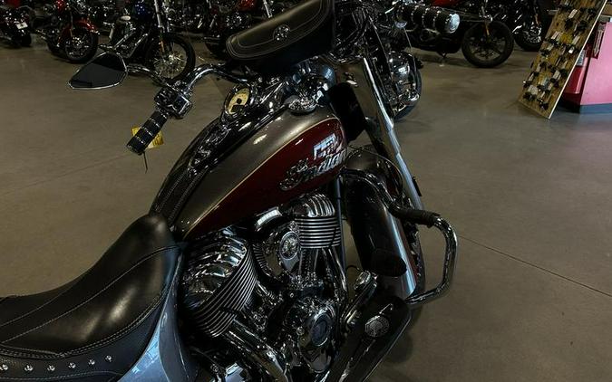 2018 Indian Motorcycle® Springfield® ABS Steel Gray over Burgundy Metallic