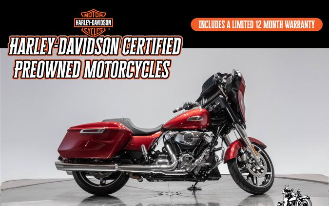 2025 HARLEY-DAVIDSON FLHX STREET GLIDE in Brilliant Red with 232 miles!