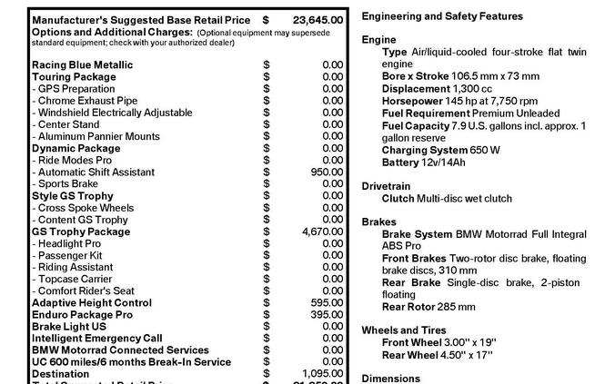 2026 BMW R 1300 GS ADVENTURE