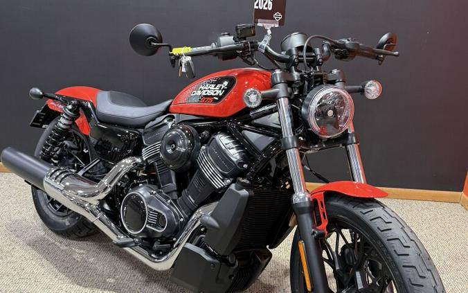 2026 Harley-Davidson® Nightster® Blood Orange Black Trim