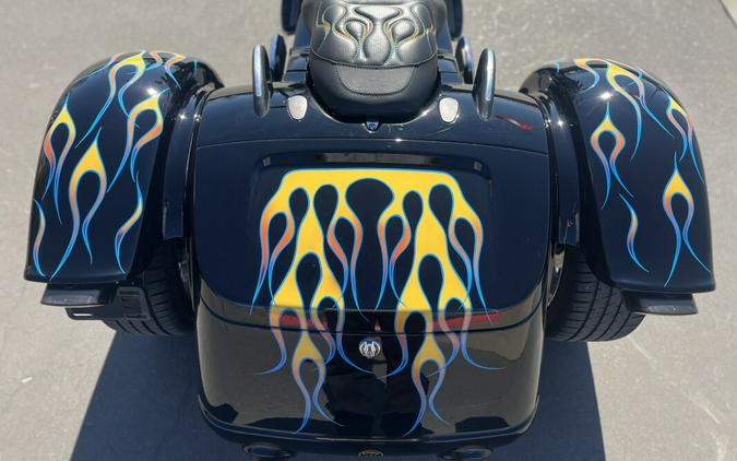 2024 Harley-Davidson® FLTRT Road Glide® 3 Vivid Black/Custom Flames