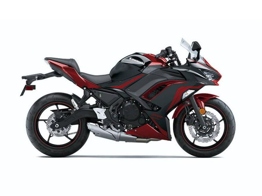 2021 Kawasaki Ninja® 650 ABS Metallic Spark Black/Metallic Imperial Red