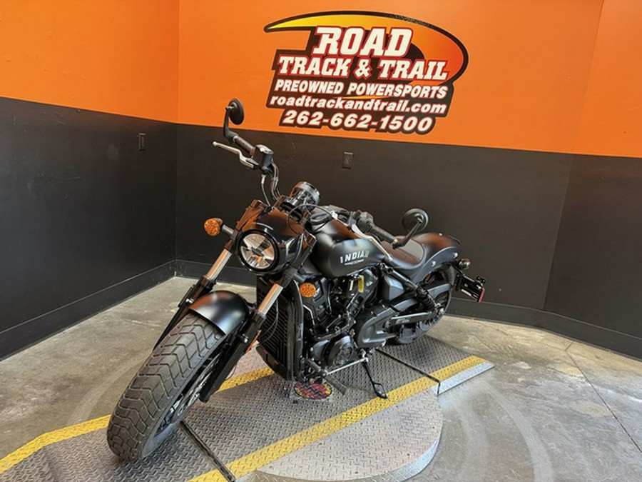2025 Indian Scout Bobber Limited Black Smoke