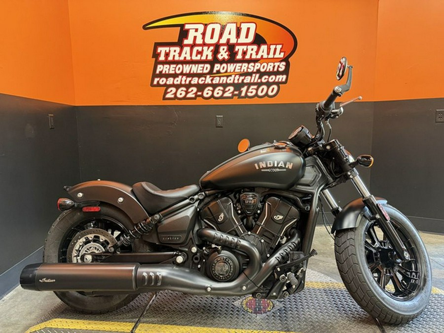 2025 Indian Scout Bobber Limited Black Smoke