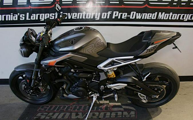 2024 Triumph Street Triple 765 RS Silver Ice