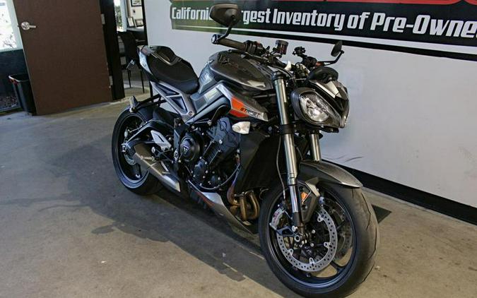 2024 Triumph Street Triple 765 RS Silver Ice