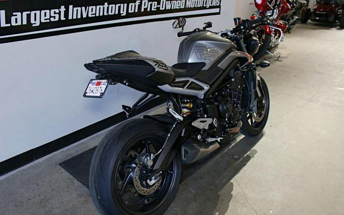 2024 Triumph Street Triple 765 RS Silver Ice