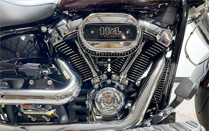 2022 Harley-Davidson Fat Boy 114 FLFBS 1,898 Miles Midnight Crimson Vivid Black