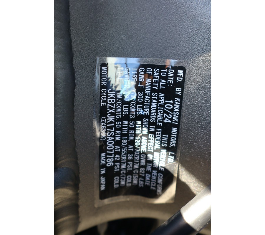 2025 Kawasaki Ninja ZX-6R