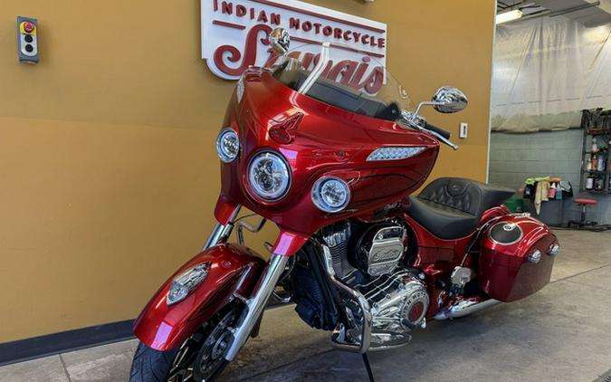 2017 Indian Chieftain Elite Fireglow Red Candy W/ Marble Acce