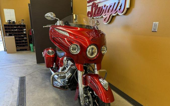 2017 Indian Chieftain Elite Fireglow Red Candy W/ Marble Acce