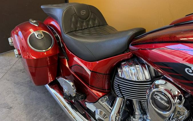 2017 Indian Chieftain Elite Fireglow Red Candy W/ Marble Acce