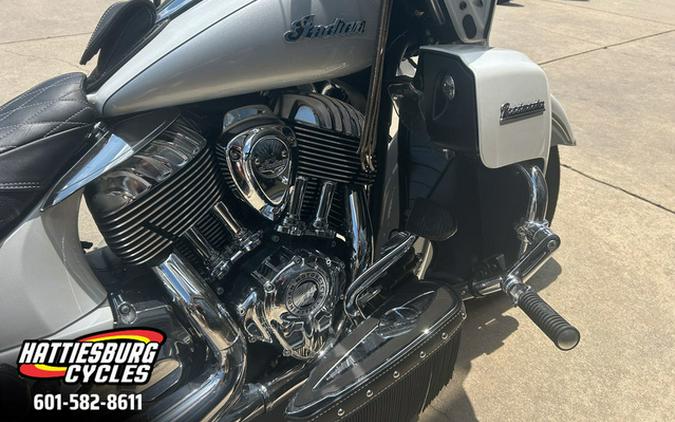 2018 Indian Roadmaster ABS Pearl White over Star Silver