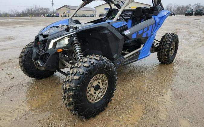 2024 Can-Am® Maverick X3 X rs Turbo RR Dazzling Blue & Carbon Black