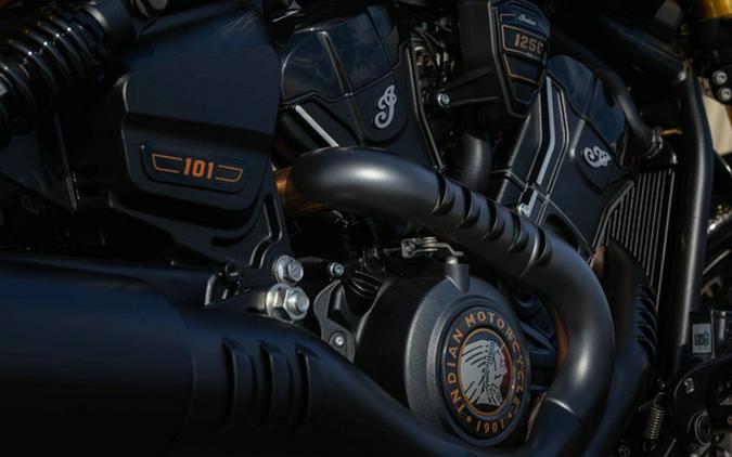 2026 Indian 101 Scout Black Crystal With Super Graphite