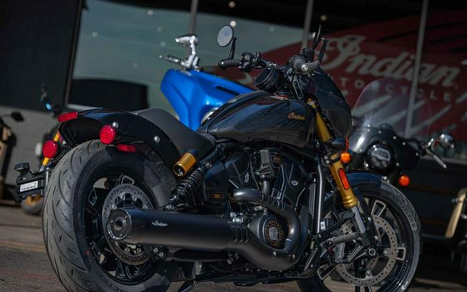 2026 Indian 101 Scout Black Crystal With Super Graphite