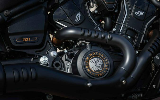 2026 Indian 101 Scout Black Crystal With Super Graphite
