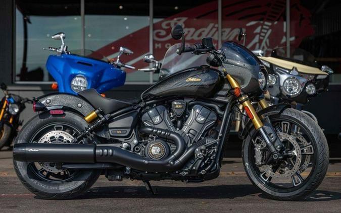 2026 Indian 101 Scout Black Crystal With Super Graphite