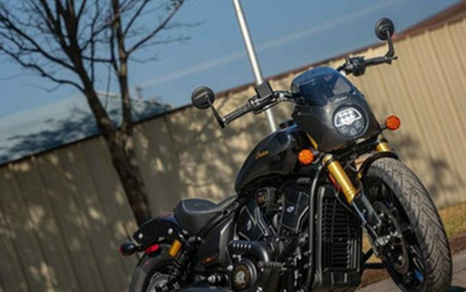2026 Indian 101 Scout Black Crystal With Super Graphite
