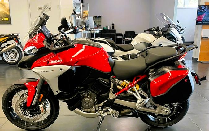 2023 Ducati Multistrada V4S Travel & Radar - Red/Spoked Wheels