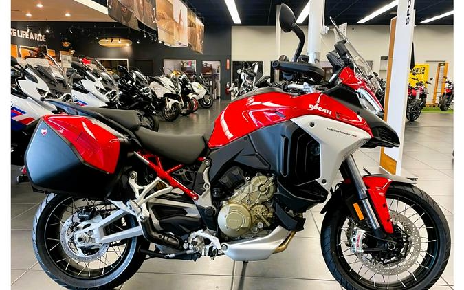 2023 Ducati Multistrada V4S Travel & Radar - Red/Spoked Wheels