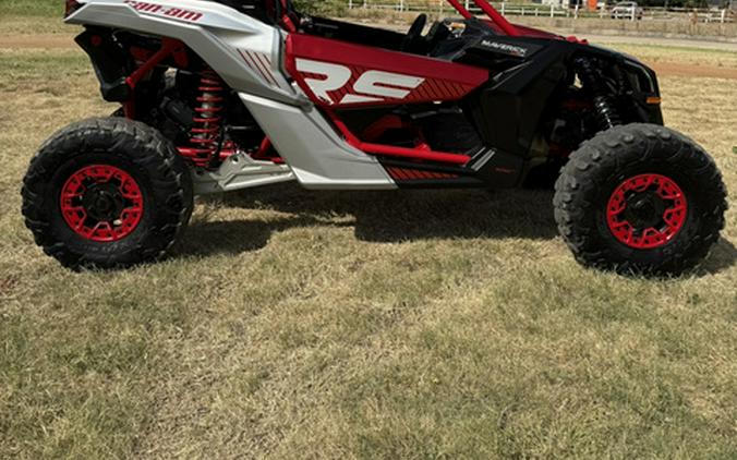 2024 Can-Am Maverick X3 X RS Turbo RR Red&Silver/Blue&Black