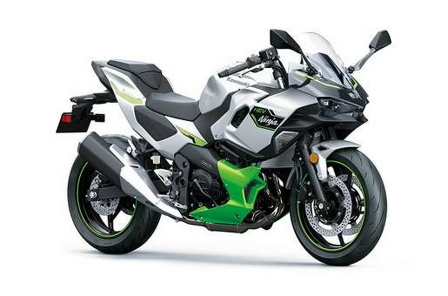 2024 Kawasaki Ninja® 7 Hybrid ABS METALLIC BRIGHT SILVER / METALLIC MATTE LIME GREEN